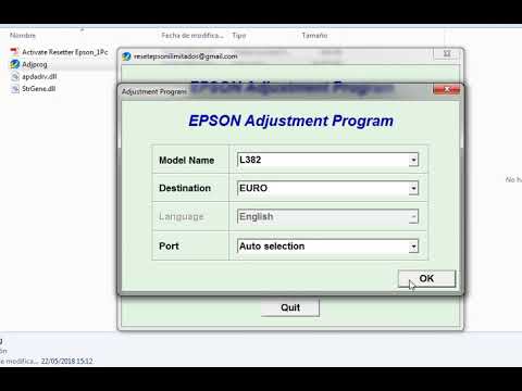 free epson l382 printer download